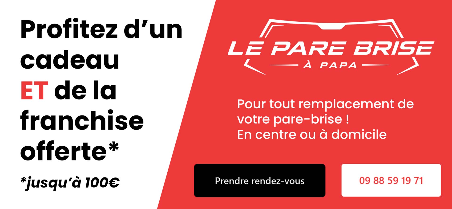 cadeaux remplacement pare-brise offre